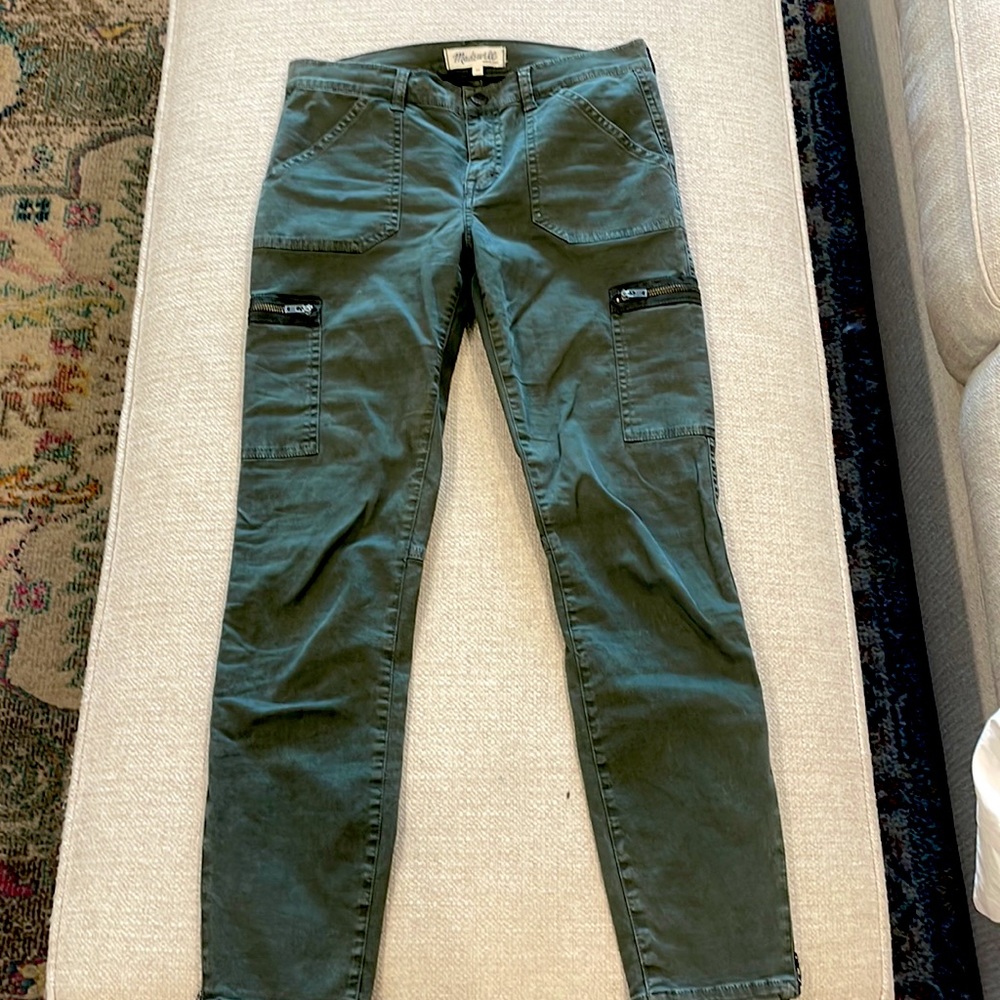 Madewell green cotton pants